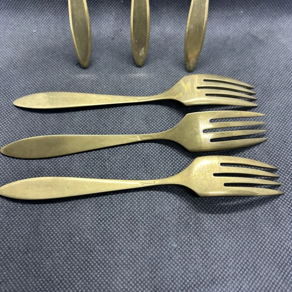 6 Vintage A.B. Dirigold Dirilyte Sweden Goldware Regal 6.25